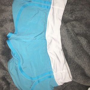 light blue lululemon shorts